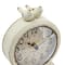 Hello Honey® 6" Vintage Pewter Mantel Clock with Birds